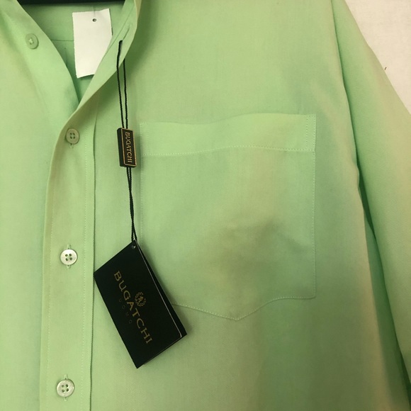 Bugatchi Uomo Mens Shirt Size Small Short Sleeve Button Front - Picture 4 of 4